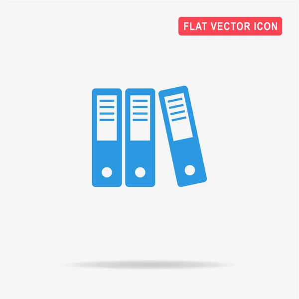 Εικονίδιο Φακέλου Vector Εικονογράφηση Έννοια Για Σχεδιασμό — Διανυσματικό Αρχείο