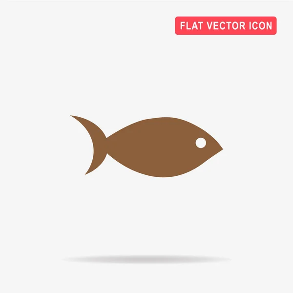 Icono Pescado Ilustración Del Concepto Vectorial Para Diseño — Vector de stock