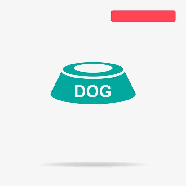 Hundeschale Vorhanden Vektor Konzept Illustration Für Design — Stockvektor
