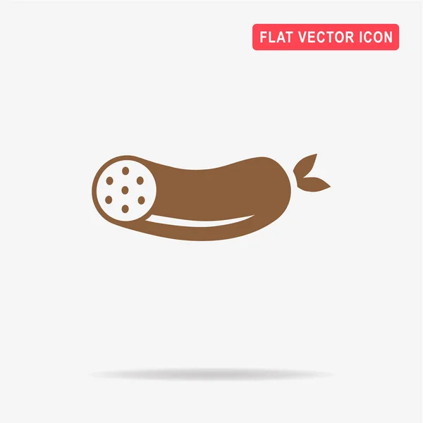 Icono Salchicha Ilustración Del Concepto Vectorial Para Diseño — Vector de stock