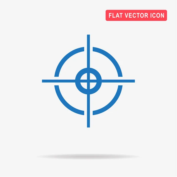 Ícone Crosshair Ilustração Conceito Vetor Para Design — Vetor de Stock