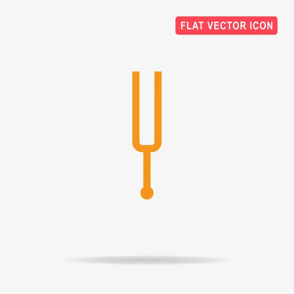 Icône Tuning Fork Illustration Vectorielle Concept Pour Design — Image vectorielle