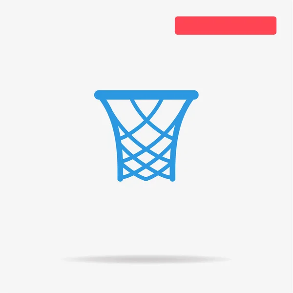 Icono Del Aro Del Baloncesto Ilustración Del Concepto Vectorial Para — Archivo Imágenes Vectoriales