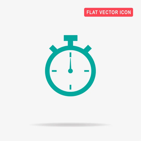 Timer Pictogram Vectorillustratie Concept Voor Ontwerp — Stockvector