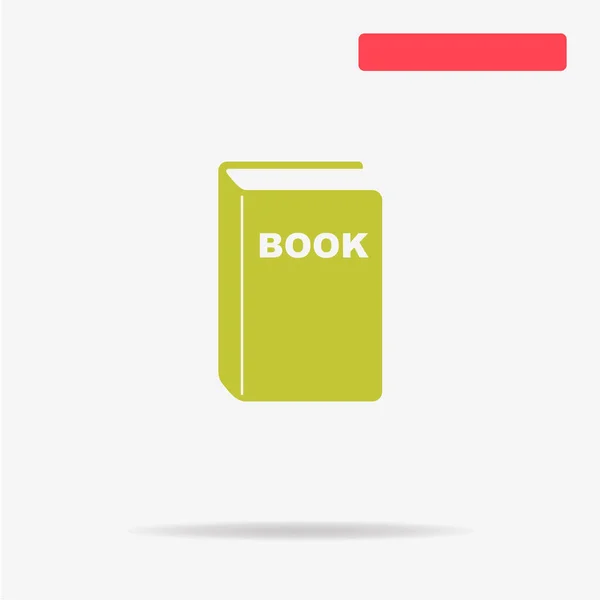 Buchsymbol Vektor Konzept Illustration Für Design — Stockvektor