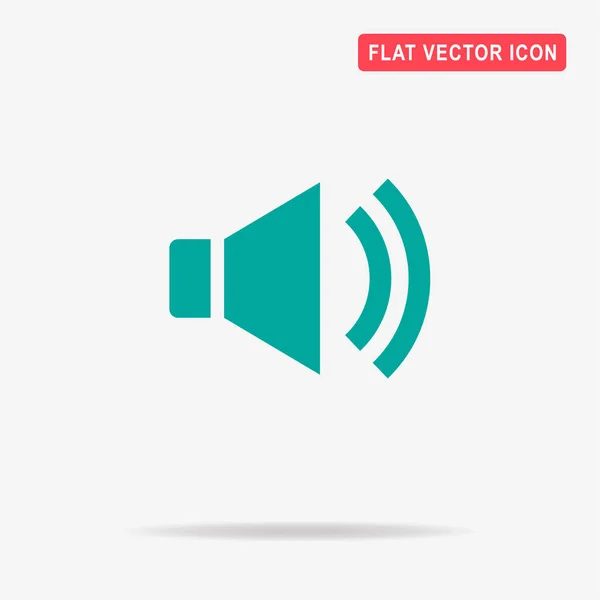 Speaker Icon Vector Concept Illustration Design — Stock Vector