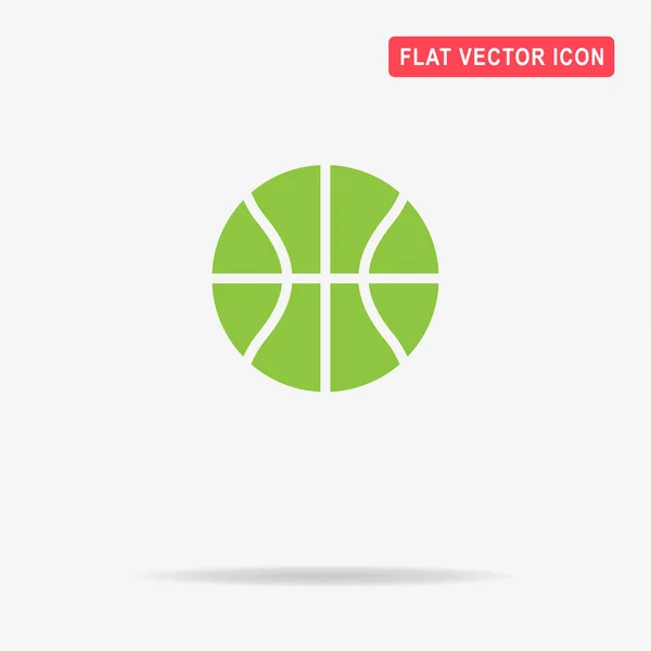 Basketball Ikone Vektor Konzept Illustration Für Design — Stockvektor