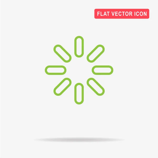 Laden Pictogram Vectorillustratie Concept Voor Ontwerp — Stockvector