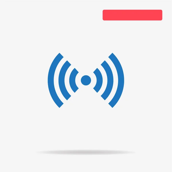 Wifi Pictogram Vectorillustratie Concept Voor Ontwerp — Stockvector