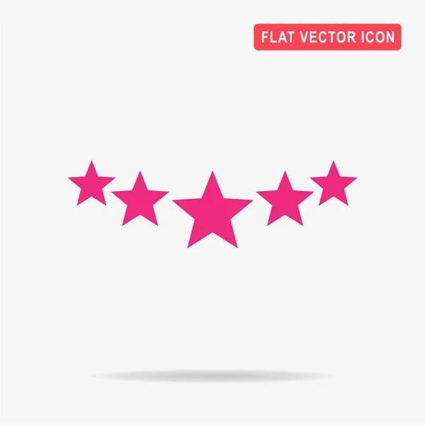 Stars Icon Vector Concept Illustration Design — Stock Vector