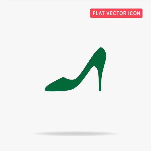 Ícone Sapatos Salto Alto Ilustração Conceito Vetor Para Design —  Vetores de Stock