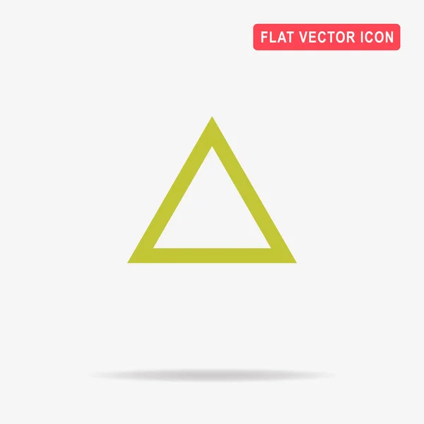 Icono Del Triángulo Ilustración Del Concepto Vectorial Para Diseño — Vector de stock