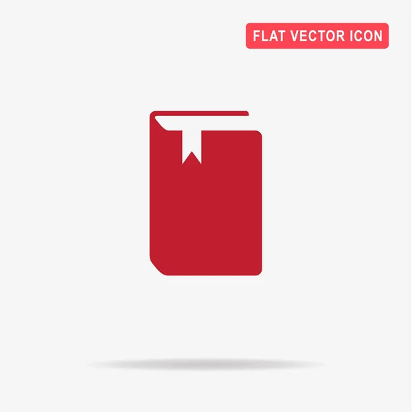 Book Icon Vector Concept Illustration Design — Stock Vector