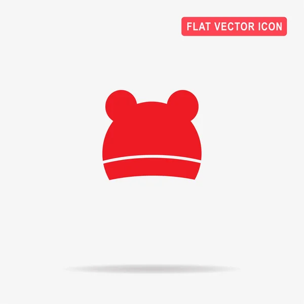 Hut Mit Ohren Symbol Vektor Konzept Illustration Für Design — Stockvektor