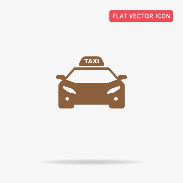 Taxi Icon Vector Concept Illustration Design — Stock Vector