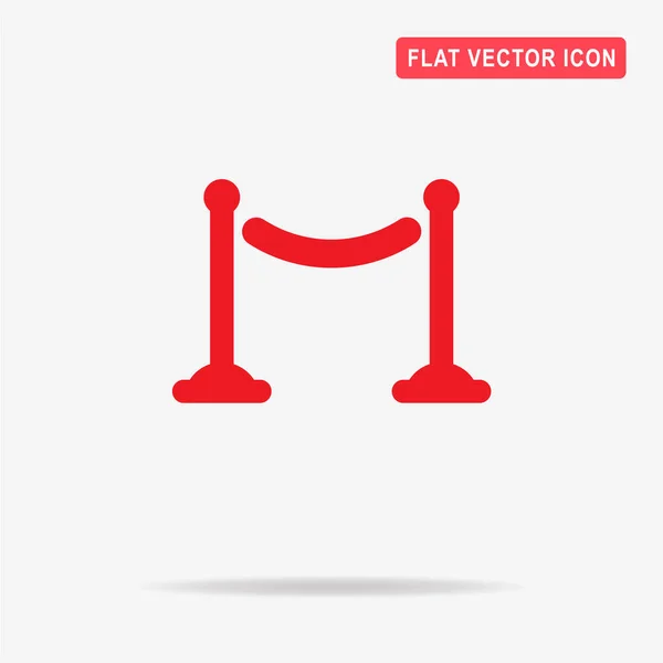 Bioscoop Hek Pictogram Vectorillustratie Concept Voor Ontwerp — Stockvector