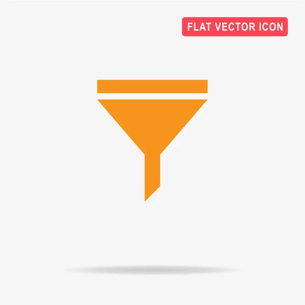 Filter Icon Vector Concept Illustration Design — Stock Vector