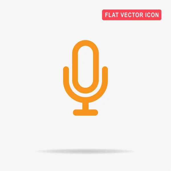 Ícone Microfone Ilustração Conceito Vetor Para Design — Vetor de Stock