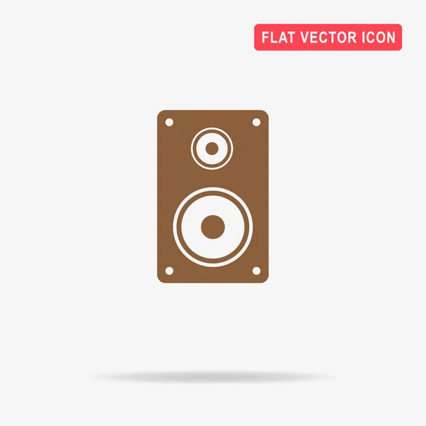 Ikona Reproduktoru Vektorové Ilustrace Koncept Pro Design — Stockový vektor