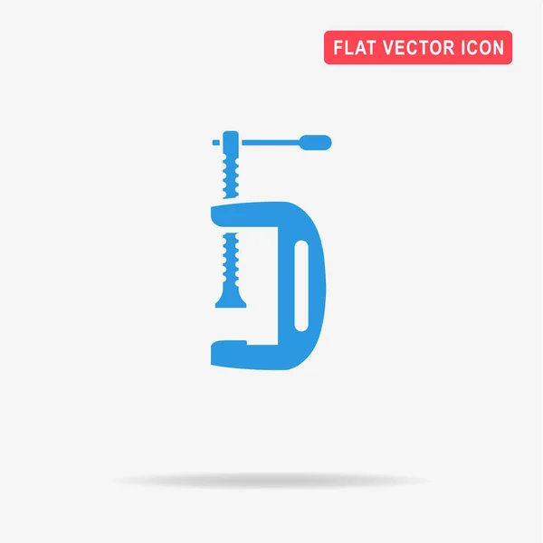 Ícone Ferramenta Braçadeira Ilustração Conceito Vetor Para Design — Vetor de Stock