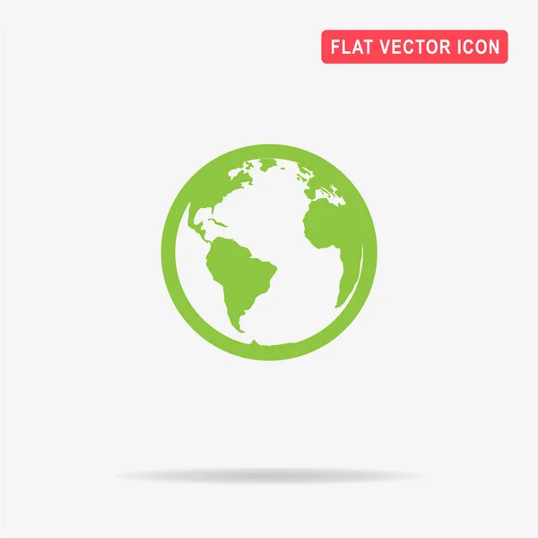 Icône Mondiale Illustration Vectorielle Concept Pour Design — Image vectorielle