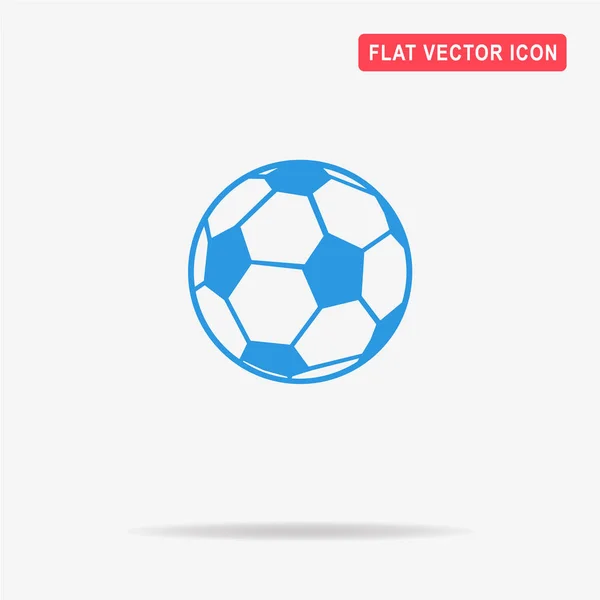Fodbold Fodbold Ikon Vektorkoncept Illustration Til Design – Stock-vektor