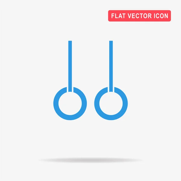 Torna Gyűrű Ikonra Vektor Koncepció Illusztráció Design — Stock Vector