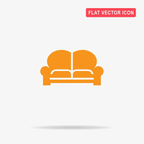 Couch Symbol Vektor Konzept Illustration Für Design — Stockvektor