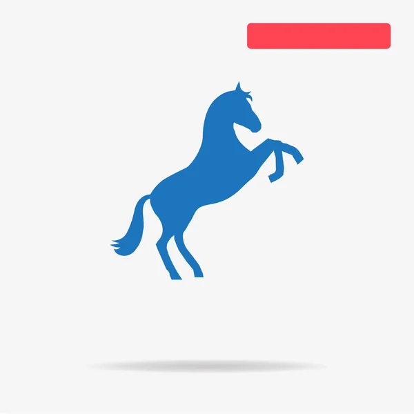 Horse Icon Vector Concept Illustration Design — Stock Vector