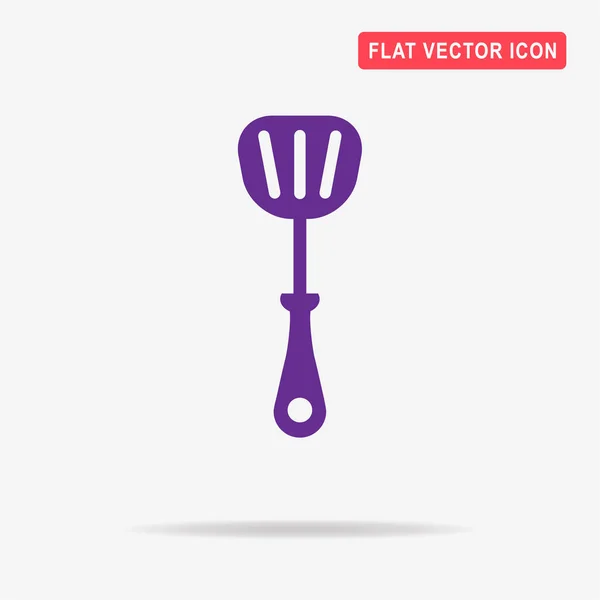 Kitchen Spatula Icon Vector Concept Illustration Design — Stock Vector