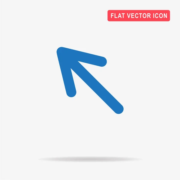 Icono Flecha Ilustración Del Concepto Vectorial Para Diseño — Vector de stock