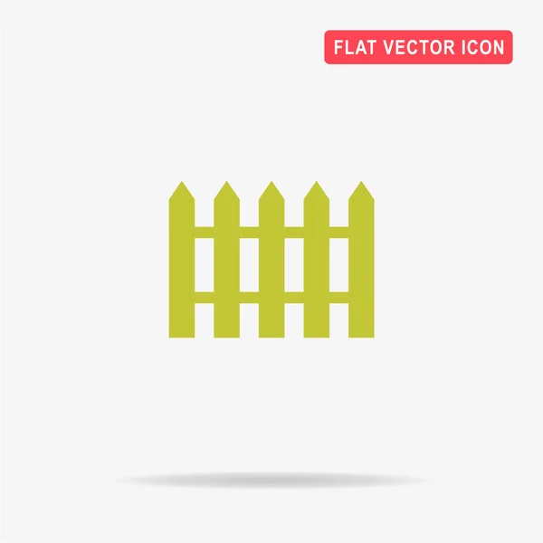 Icono Valla Ilustración Del Concepto Vectorial Para Diseño — Vector de stock