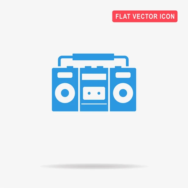 Icono Boombox Ilustración Del Concepto Vectorial Para Diseño — Vector de stock