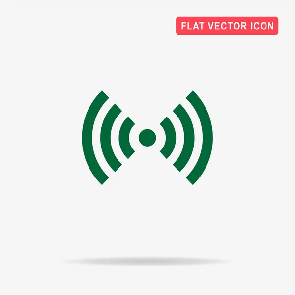 Icona Wifi Illustrazione Concettuale Vettoriale Design — Vettoriale Stock