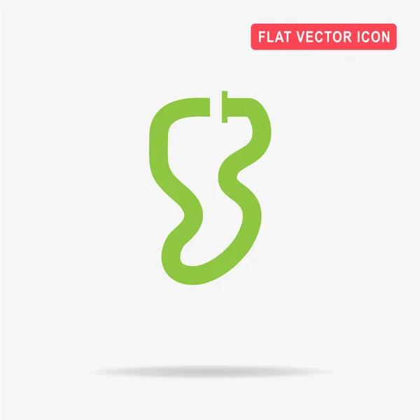 Icono Del Circuito Carreras Ilustración Del Concepto Vectorial Para Diseño — Vector de stock