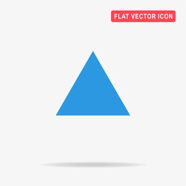 Піктограма Трикутника Векторна Концепція Ілюстрація Дизайну — стоковий вектор