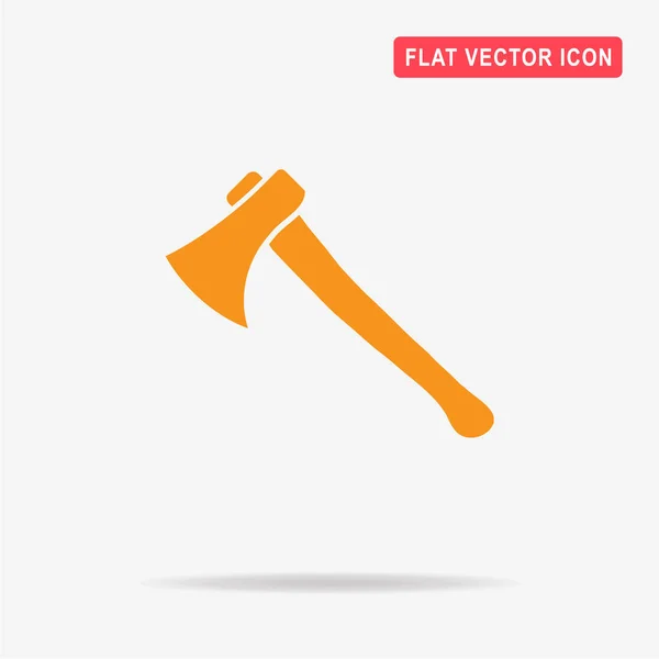 Icono Del Hacha Ilustración Del Concepto Vectorial Para Diseño — Vector de stock