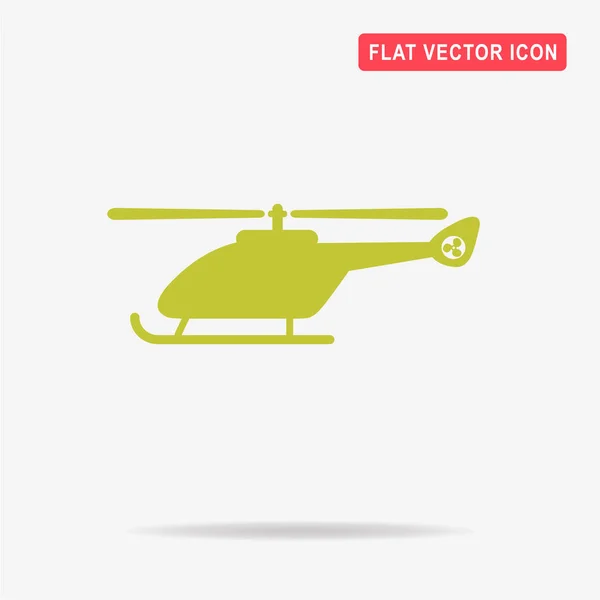 Hubschrauber Ikone Vektor Konzept Illustration Für Design — Stockvektor