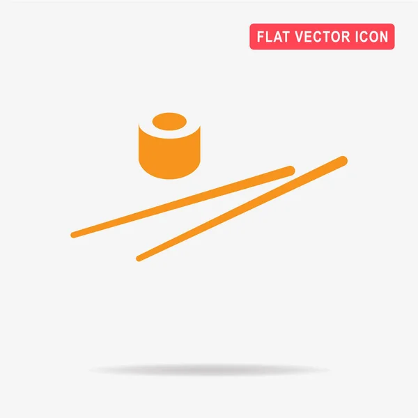 Sushi Symbol Vektor Konzept Illustration Für Design — Stockvektor