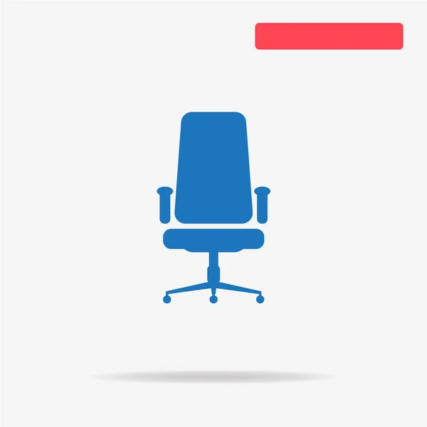 Ikonen För Office Stol Begreppet Vektorillustration För Design — Stock vektor