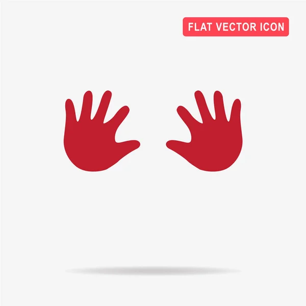 Ref Baby Hands Векторная Концепция — стоковый вектор