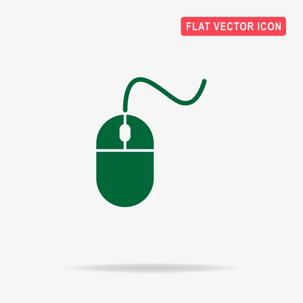 Mouse Icon Vector Concept Illustration Design — Stock Vector