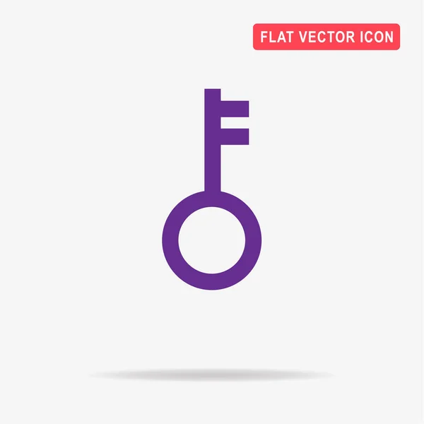 Sleutel Pictogram Vectorillustratie Concept Voor Ontwerp — Stockvector