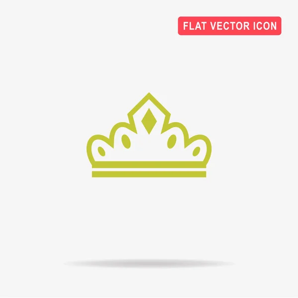 Het Pictogram Van Kroon Vectorillustratie Concept Voor Ontwerp — Stockvector