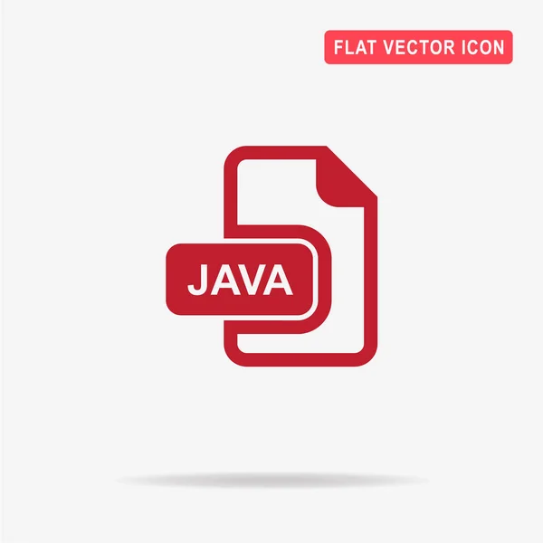 Java Symbol Vektor Konzept Illustration Für Design — Stockvektor
