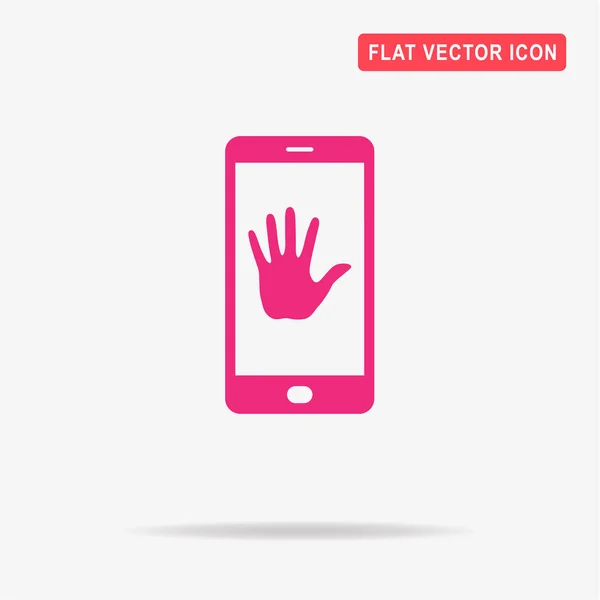 Мобильная Иконка Hello Векторная Концепция — стоковый вектор
