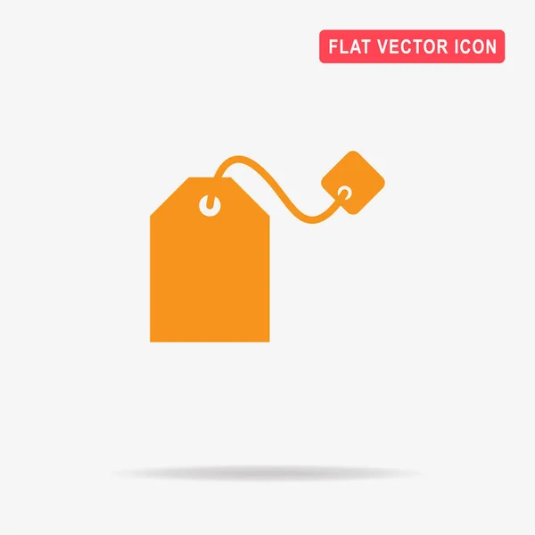 Teebeutel Symbol Vektor Konzept Illustration Für Design — Stockvektor