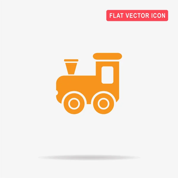 Παιχνίδι Τρένο Εικονίδιο Vector Εικονογράφηση Έννοια Για Σχεδιασμό — Διανυσματικό Αρχείο