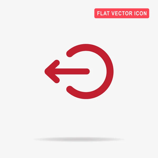 Icono Salida Ilustración Del Concepto Vectorial Para Diseño — Vector de stock
