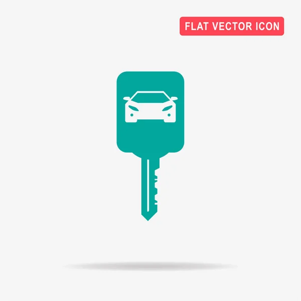 Icono Llave Del Coche Ilustración Del Concepto Vectorial Para Diseño — Vector de stock